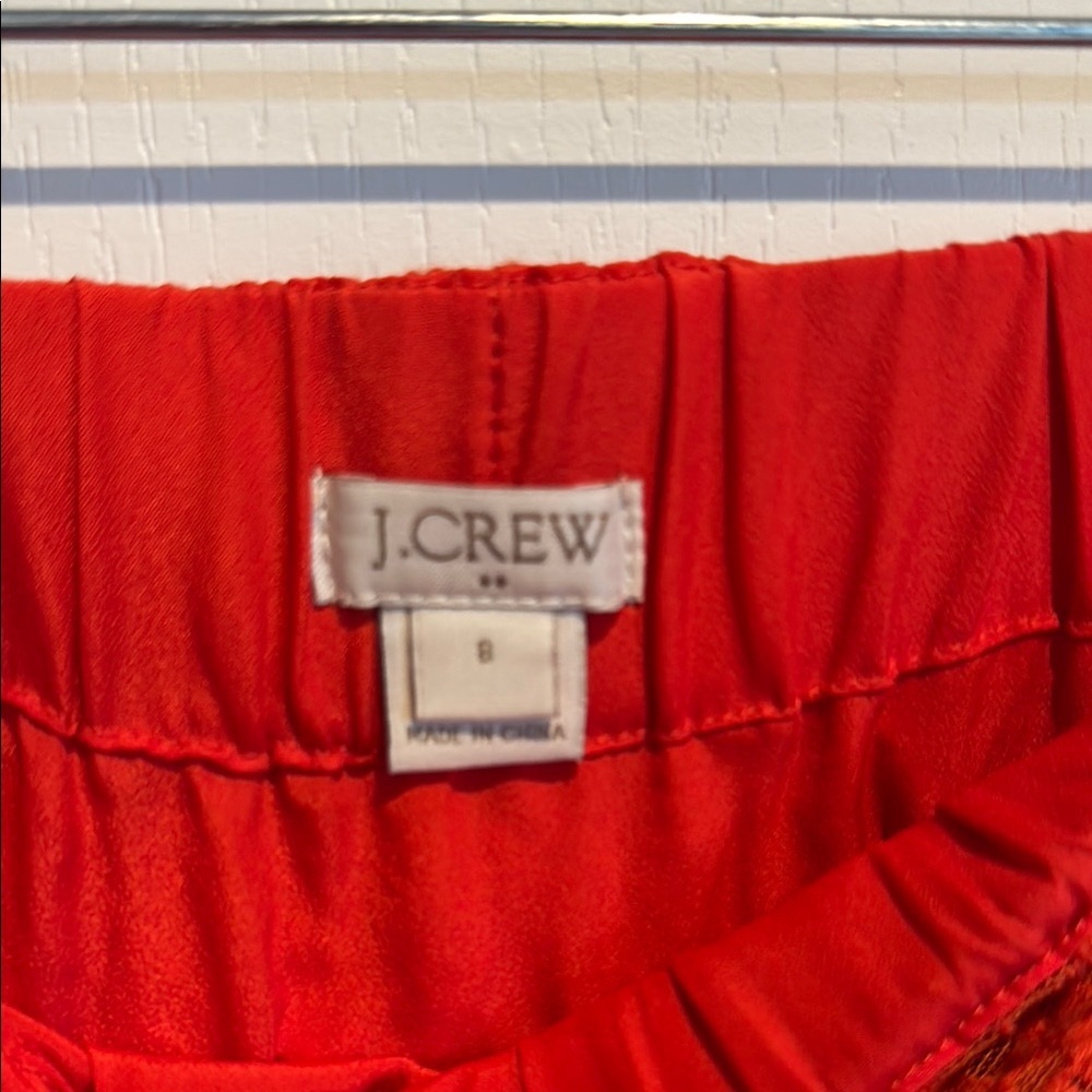 J. Crew Orange A-Line Mini Skirt for Cocktail - Picture 2 of 5